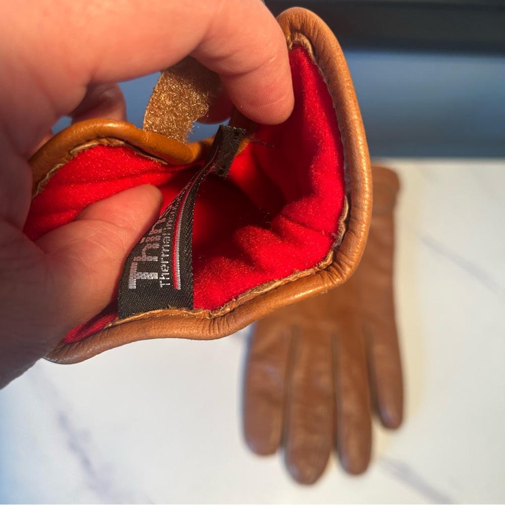 Leaf 3/$15 Eddie Bauer Leather Gloves - Picture 12 of 14